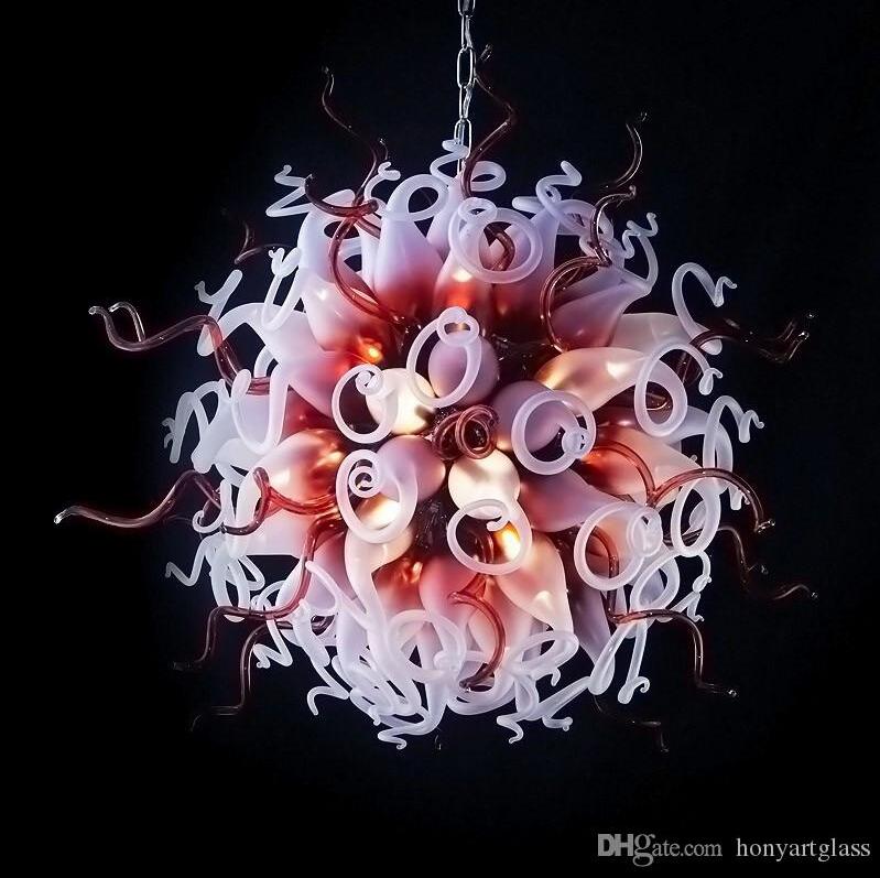 Handcrafted Murano glass chandelier with customizable designs for living rooms, bedrooms, and kitchen bars