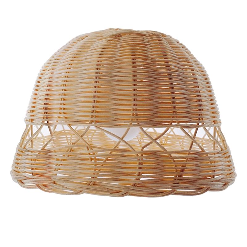 Handcrafted rattan lampshade for chandeliers, perfect for bedrooms, living spaces, and homestays