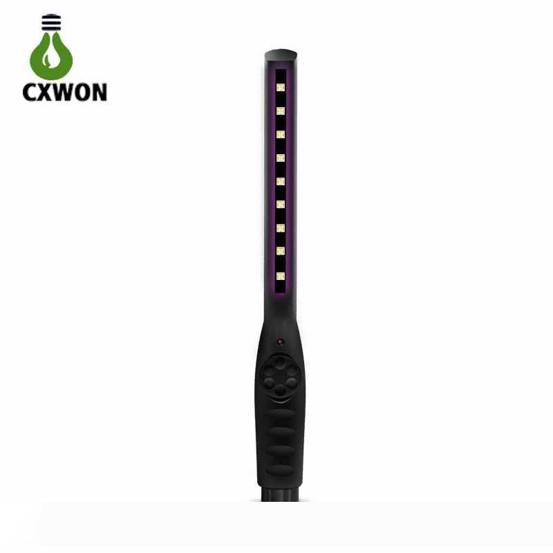 Handheld UV Lamp 270-280nm 20s rapid sterilization USB Rechargeable portable UV Sanitizer Wand Disinfection Germicidal UVC Lamp