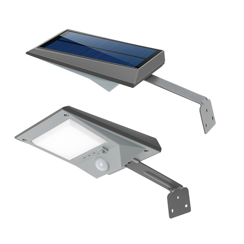 High Lumen LED Solar Wall Lights Outdoor Modern Motion Sensor IP65 Waterproof Activated Solar Lighting For Garden Street