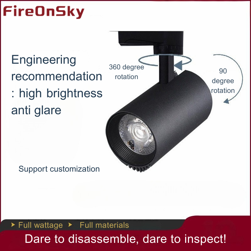 High-efficiency adjustable spotlights ideal for living spaces and retail areas