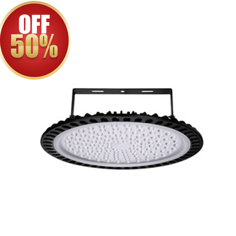 High-performance 500W industrial LED light with waterproof and dustproof design, ultra-slim UFO shape, 40000 lumens, 6000-6500K color temperature