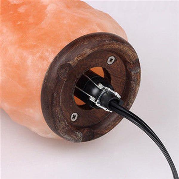 Himalayan Crystal Salt Ionic Rock Lamp featuring a dimmer switch and US plug, ideal for holiday, Christmas, and birthday gifts, weighing 1-2kg