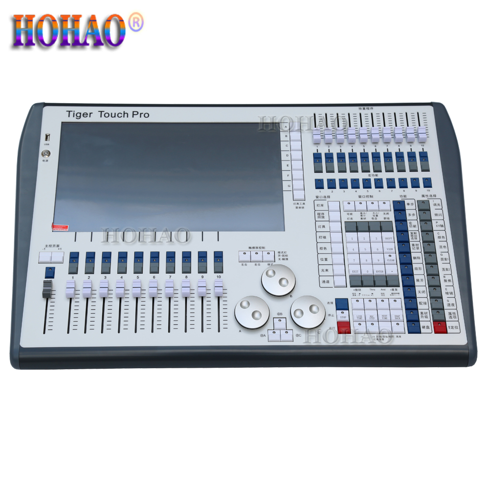 HOHAO Sales Tiger Touch Pro Stage Dj Lighting Controller Nightclub Theater Disco Bar Lights Show Wholesale Price TOP Quality