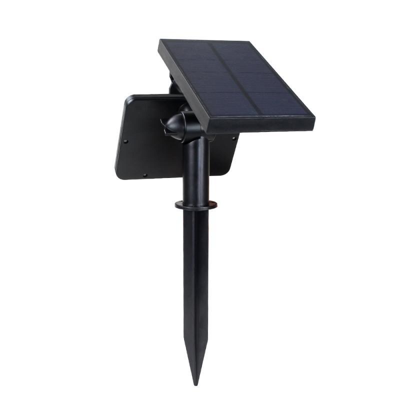 HOOREE LED solar garden lamp provides outdoor landscape spotlight lighting