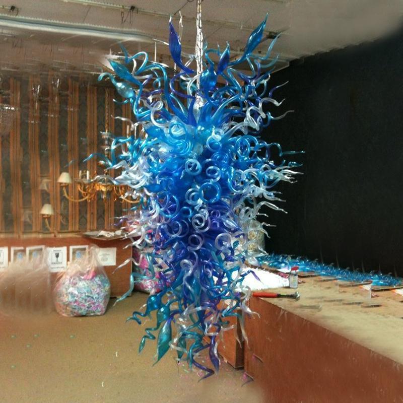 Hot Sale 100% Handcrafted Glass Chandelier - Modern Artistic LED Pendant Light for Home Decoration