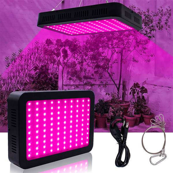 Hot sale 1000W full spectrum 3030 LED plant lamp with 100x10W beads, single control black premium grow light