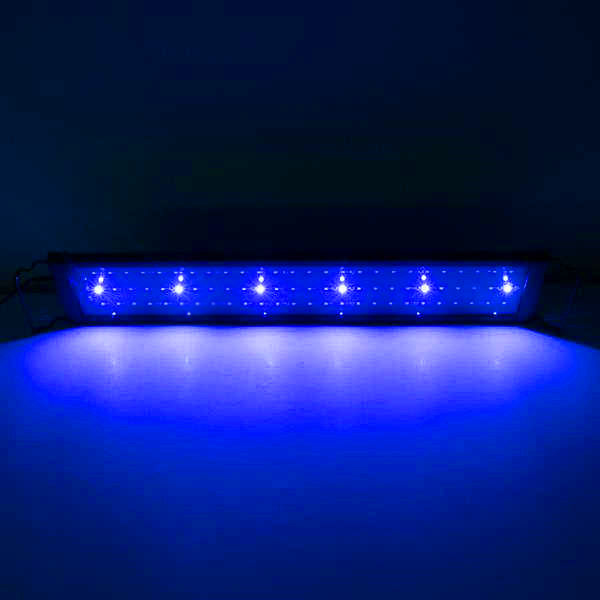 Hot sale 18W 78LED Full Spectrum Water Grass Lamp 23.6inch Black high quality Aquarium Lights (Suitable For 23.6-31.49inch Long Aquarium)
