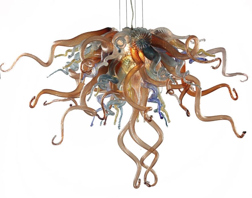 Hot Sale Pendant Lights Handmade Blown Glass Chandelier CE UL Certificate Style Modern Art Chandelier Cheap  

Discounted handmade blown glass pendant lights with modern art style and CE UL certification