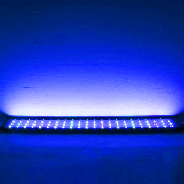 Hot selling 18W 66LED full spectrum marine coral light, 35.43-inch black US standard model ZC001224 (fits 35.43-43.3 inch aquariums)