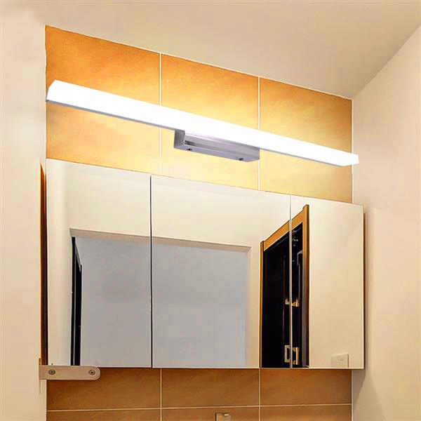 Hot selling 7W 40CM smart bathroom LED light bar with high brightness and premium silver-white lighting
