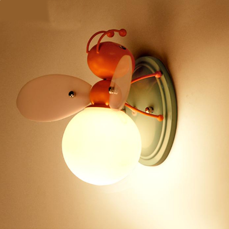 Indoor modern minimalist LED designer lamp for porch, bedroom, or bedside lighting and decorative round wall sconce