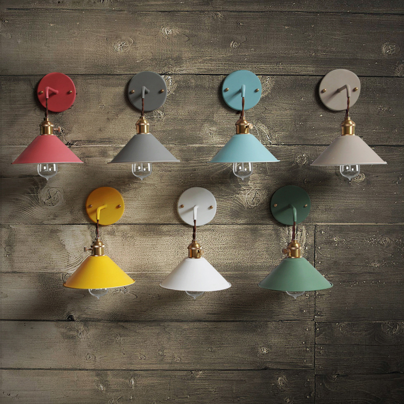 Industrial Wind Iron Macaron Vanity Light Nordic Minimalist Wall Lamp Living Room Restaurant Aisle Modern Wall Lamps Bedroom Study Sconce

Nordic-style minimalist iron wall lamp with macaron design, ideal for living rooms, bedrooms, studies, restaurants and aisles