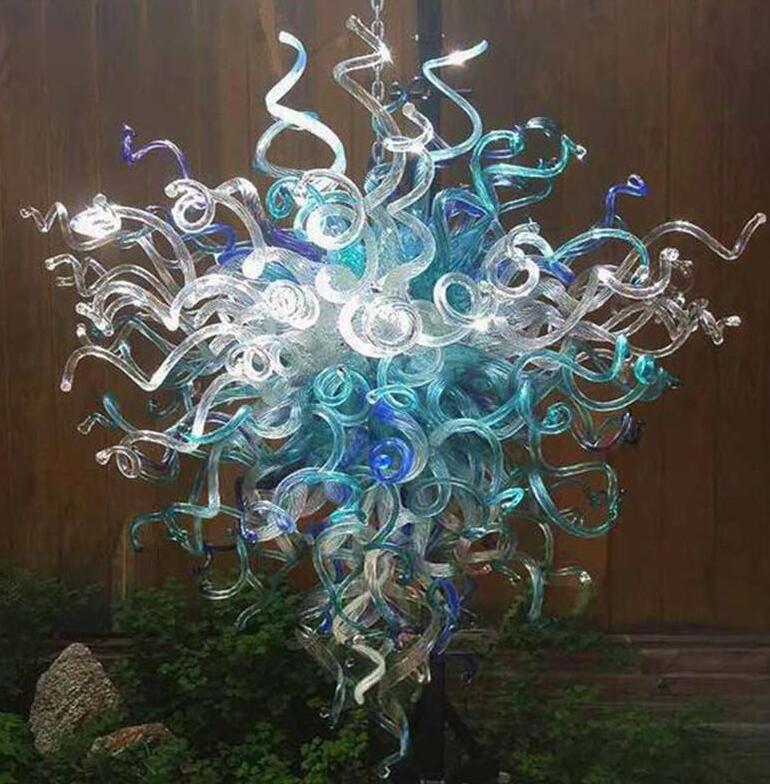 Italian Murano Glass Pendant Chandelier with LED lighting, handcrafted blown glass fixture for living room decor

Murano glass LED chandelier pendant light, hand-blown for elegant living room decor...