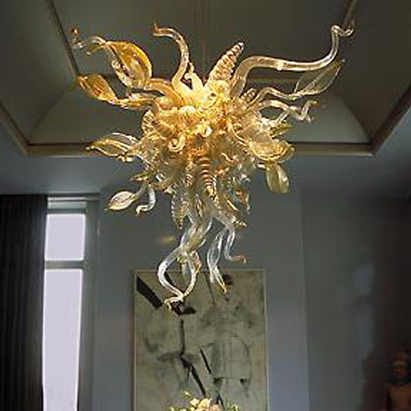 Italy Design Lamps LED Hand Blown Chandelier Ceiling Pendant Lamp for Interior Cafe Restaurant Bar Corridor Decoration Lighting