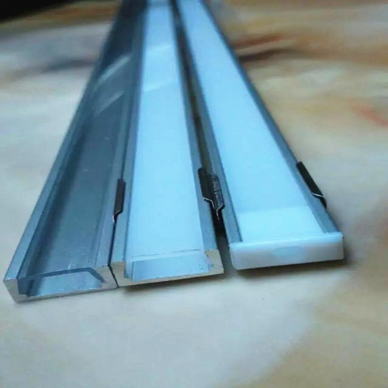 Lamp covers and shades in 5-30pcs lots, 1m 40inch aluminum profiles for LED strips, 8-11mm PCB board light channels, model YD-1102