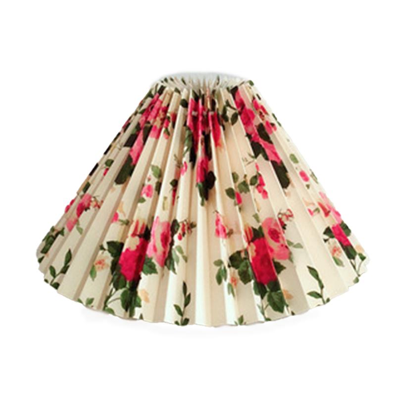 Lamp Covers & Shades Pleated Lampshade E27 Light Cover Japanese Style Fabric Table Ceiling Decor LORS889