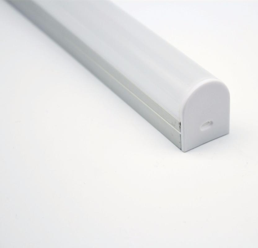 Lamp Covers & Shades QSG-2318B;LED Aluminum Profile (anodized Silver Color) With PC Cover; for Flexible Or Hard LED Strips