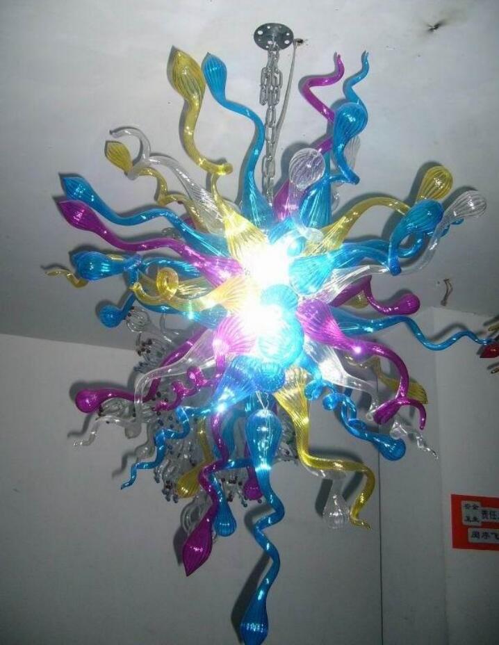 Lamp Home offers elegant wedding lighting with colorful pendant lights featuring flower-shaped designs, LED bulbs, and handcrafted Murano glass chandeliers