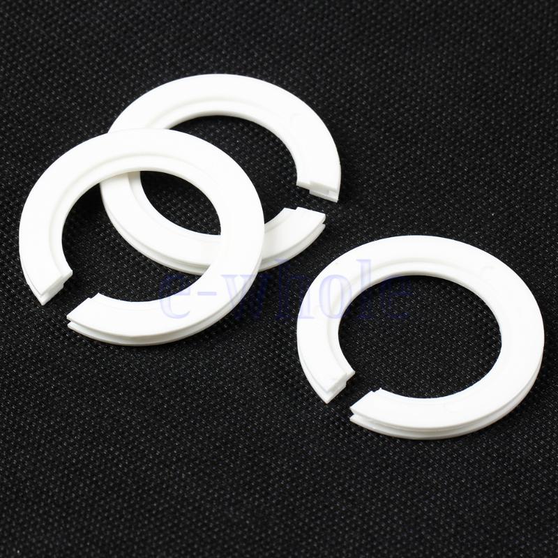 Lamp shade adapters for E27 to E14 sockets in white