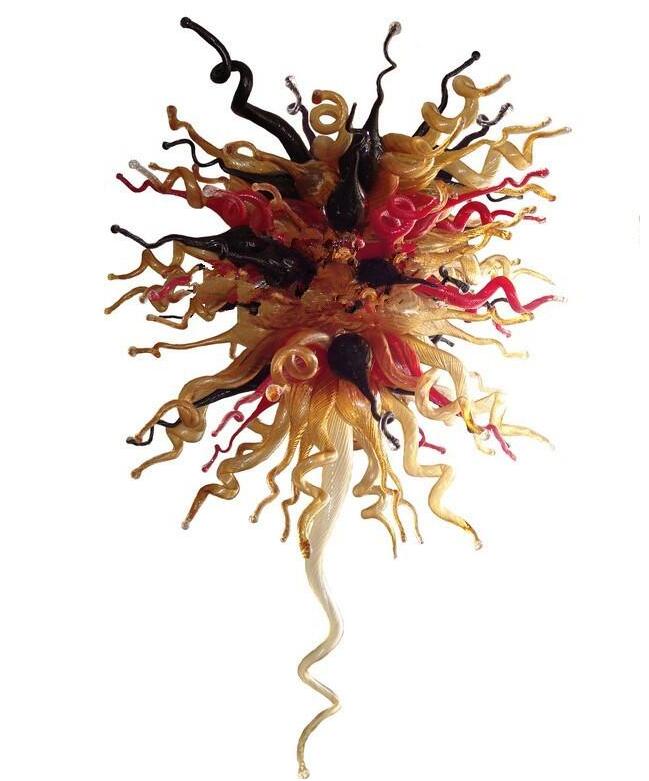 Lamps Contemporary Custom Made Flower Chandeliers Home Decorative Lightings Hand Blown Murano Glass LED Pendant Lighting