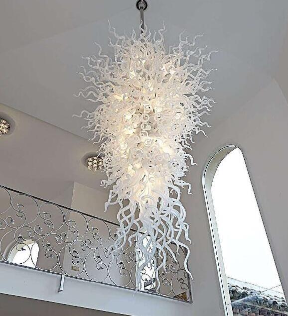 Lamps Contemporary LED Chandeliers Pendant Lamp Design White Color Home Decoration Fancy Lights Blown Glass Art Chandelier Lighting

Modern LED chandeliers with pendant designs in white for elegant home decor featuring artistic blown glass lighting