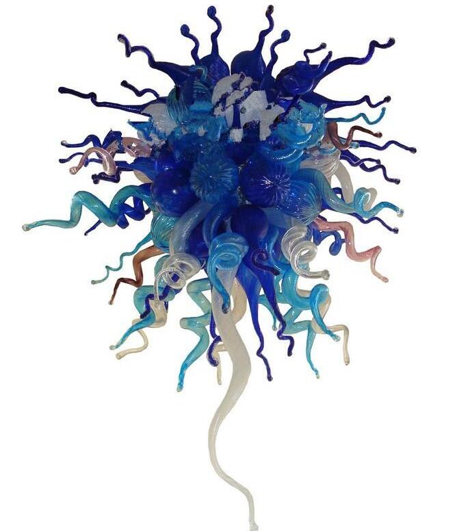 Lamps European Chandeliers Indoor Lighting Custom Made Hand Blown Murano Large Glass LED Pendant Lamp