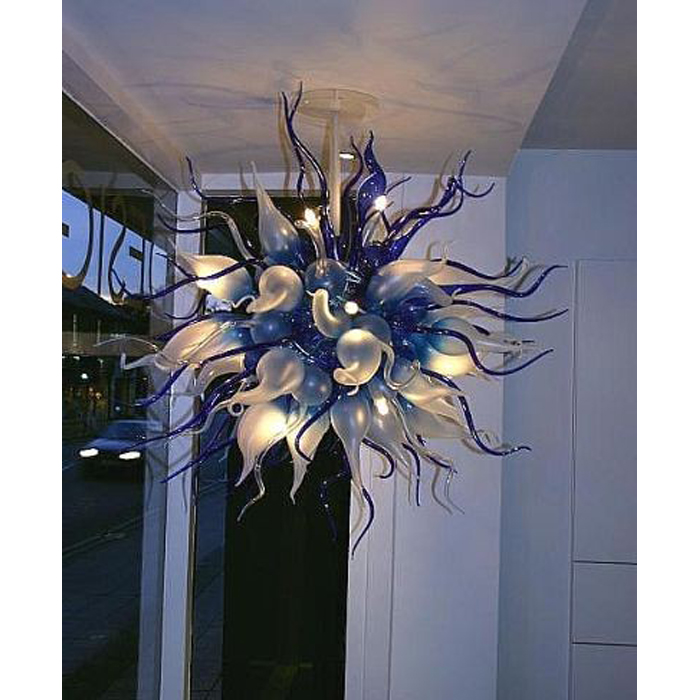 Lamps Top Quality Home Chandeliers Lamp LED Bulbs 100% Mouth Blown Borosilicate Murano Colored Glass Modern Chandelier Lighting