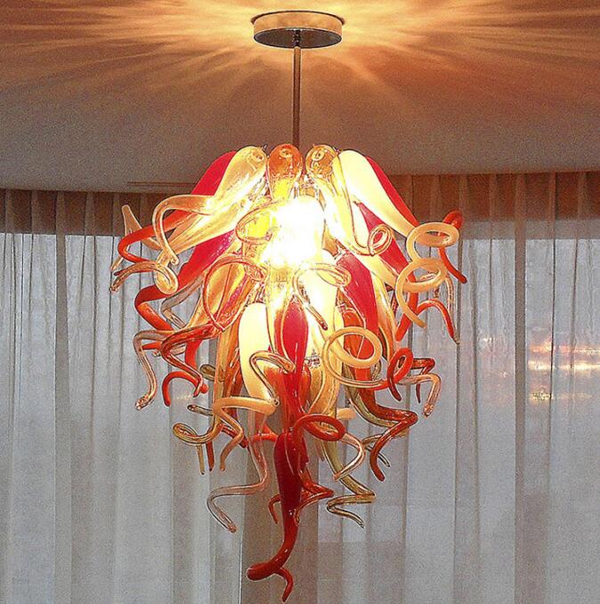 Lamps Wholesale offers handcrafted Italian-style blown glass chandeliers with a one-year warranty, featuring retro ceiling pendant lighting designs