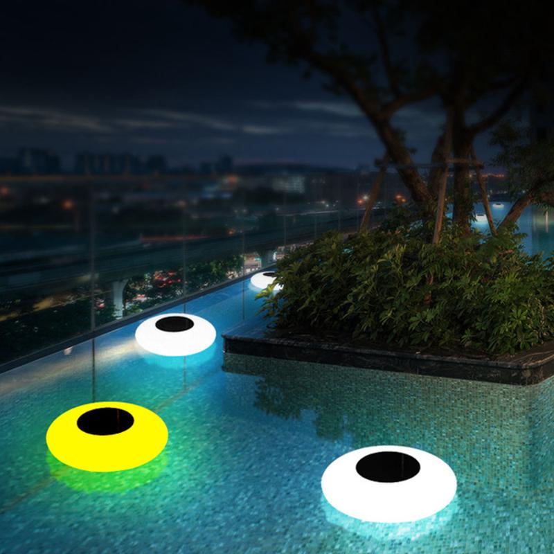 Lawn Lamps Colorful Lights Outdoor LED Solar Garden Villa Community Pool Water Float Light