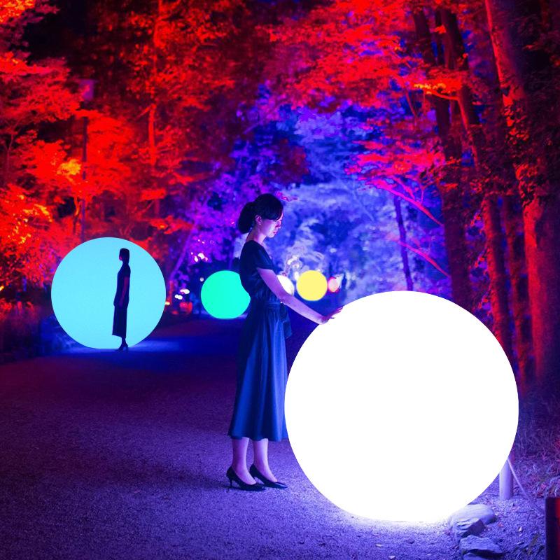 Lawn Lamps LED Ball Garden Lights Street Lamp Outdoor Landscape Lighting Waterproof Swimming Pool Decoration