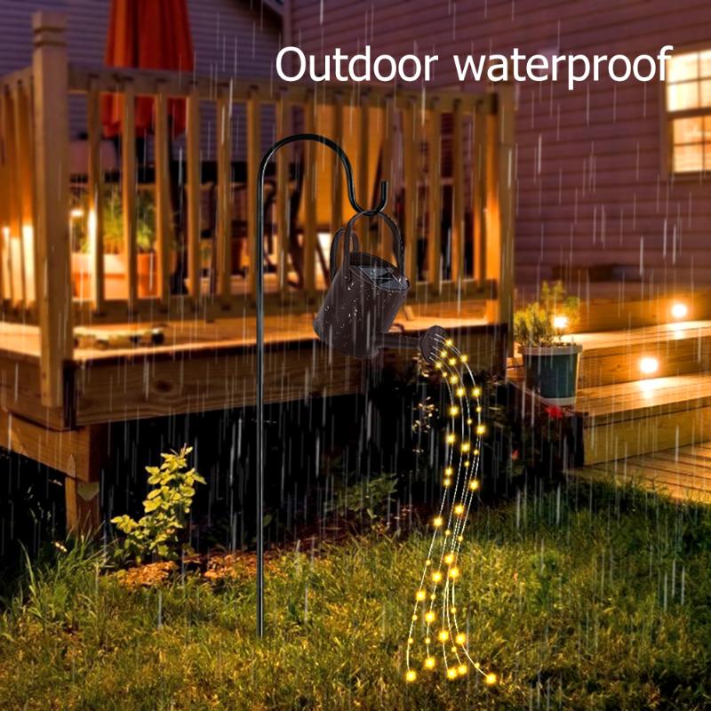 Lawn Lamps LED Kettle Solar Light Wrought Iron Watering Can Fairy Lamp Shower For Garden Courtyard Patio Flower Bed Outdoor Decoration

LED solar lawn lights, wrought iron watering cans, and fairy ...