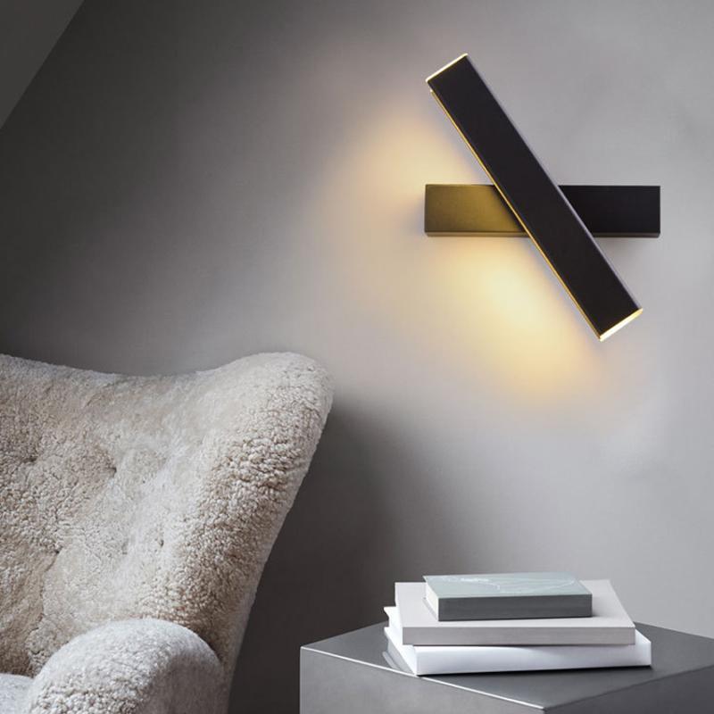 Lawn Lamps LED Rotation Wall Light Adjustable Lights Modern Nordic Simple Fixture For Indoor Bedroom Corridor Aisle
