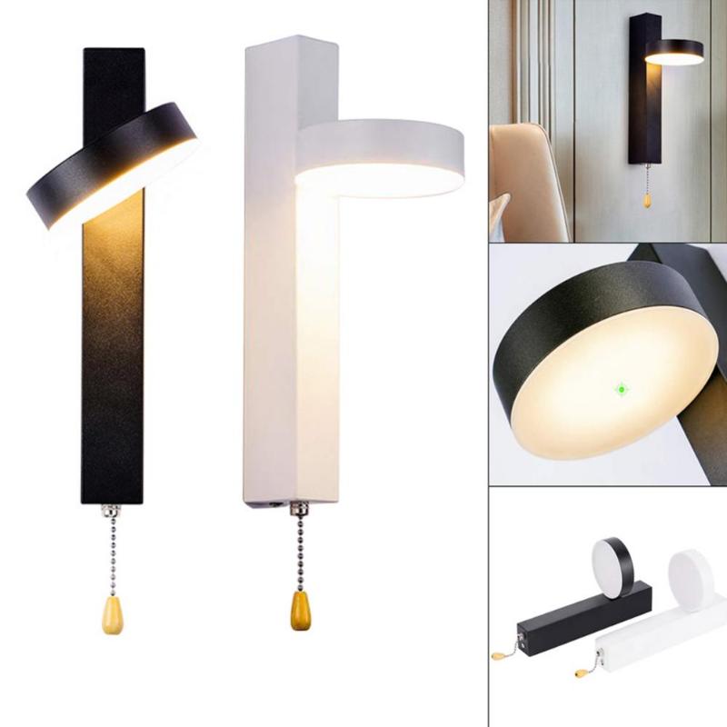 Lawn Lamps LED Wall Lamp Adjustable Rotation Light Nordic Modern Fixture With Switch For Indoor Bedroom Living Room Reading
