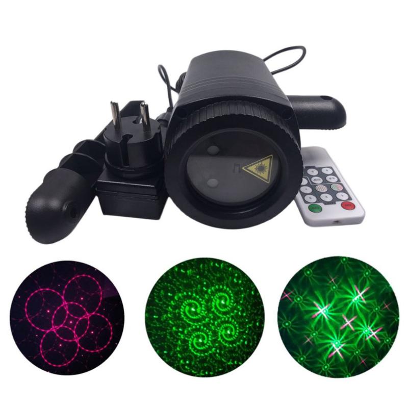 Lawn Lamps Outdoor LED Lamp Dynamic Laser Light Waterproof Remote Control Spot Lights Change Pattern Card For Party Wedding Garden