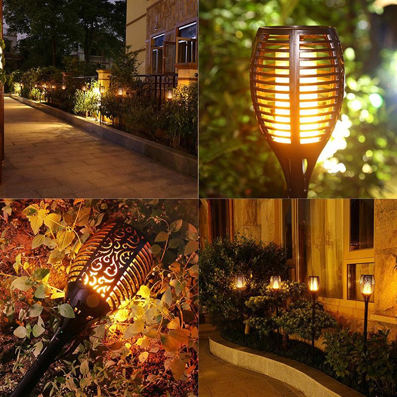 Lawn Lamps SLTMAKS 2021 Solar LED Torch Lamp, Wholesale Waterproof Light For Garden Landscape Pathway