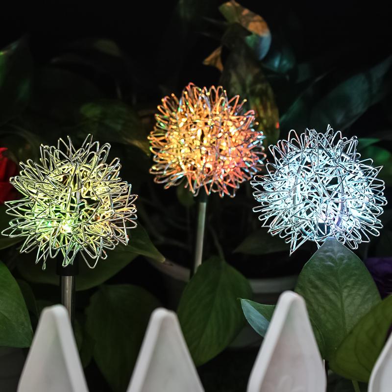 Lawn Lamps Solar Dandelion Plug-in Lamp LED Decorative Outdoor Garden Landscape Wire Ball Terrace Villa Grass Layout

Rewritten:
Solar-powered dandelion lawn lamps for outdoor garden decoration wit...