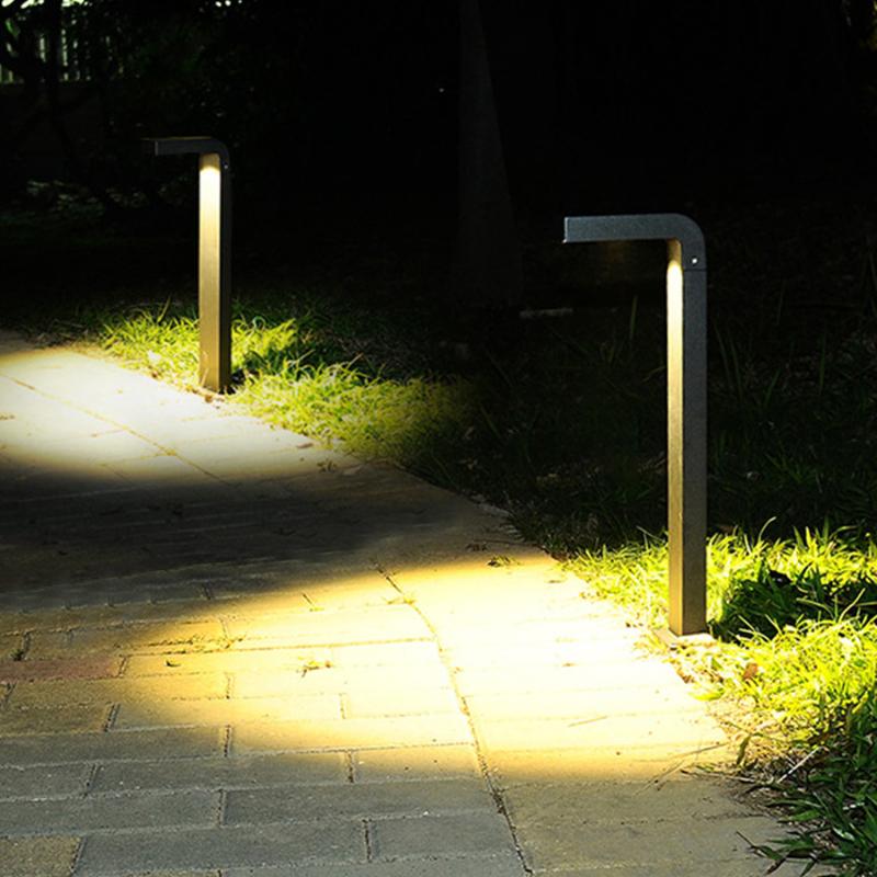 Lawn Lamps Thrisdar Outdoor Garden Light Waterproof Landscape Pathway Villa Standing Post Lamp Courtyard Street Pillar