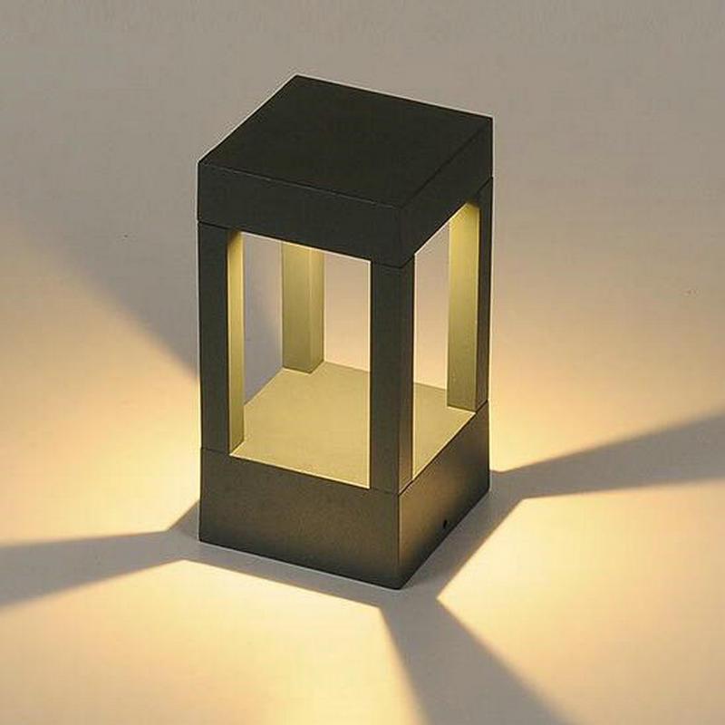 Lawn Lamps Waterproof 15W COB LED Garden Light Lamp Modern Aluminum Pillar Outdoor Courtyard Villa Landscape Bollards