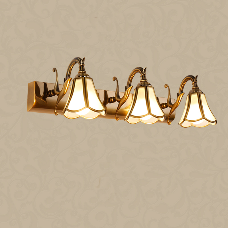 LED bathroom mirror with front lighting, waterproof wall lamp for restroom, dresser, bedroom, study, or restaurant sconce