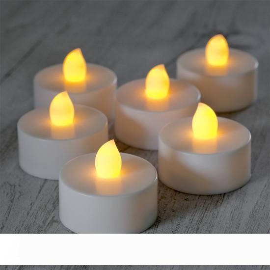 LED candle crafted from real wax with flickering light, ideal for party, festival, night light, wedding, and birthday decorations JK0065A