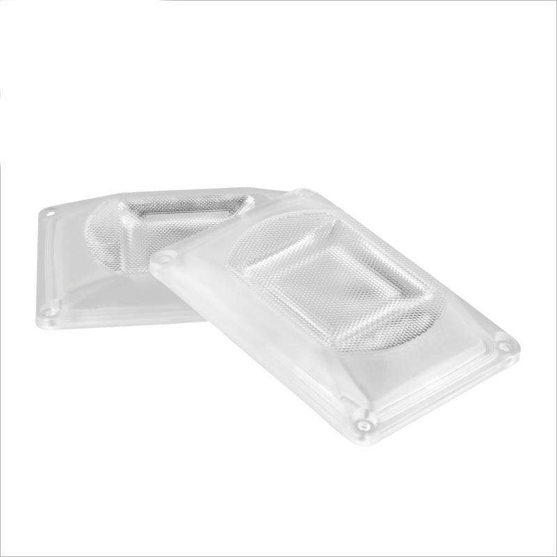 LED COB chip lens cover, 92x65mm frosted reflector for DIY spotlight and floodlight installation