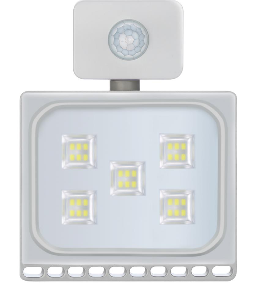 LED floodlight with infrared sensor, 30W/50W options, waterproof IP65 for outdoor use, shipped from US warehouse free