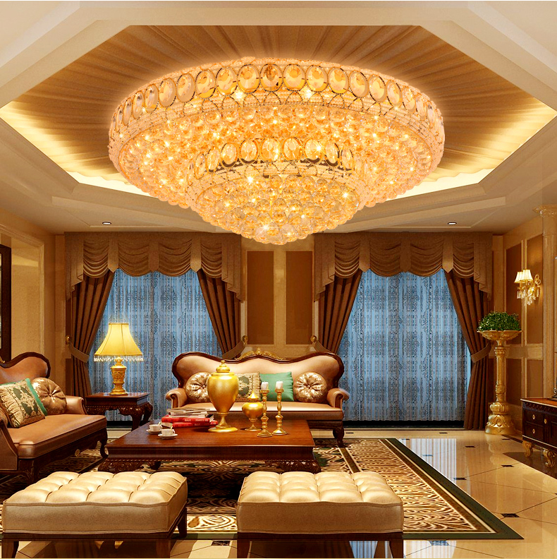 LED Light Modern Crystal Ceiling Lamps American Golden Ceiling Lights Fixture Foyer Living Bed Room Home Indoor Lighting Changeable White

Modern crystal LED ceiling lamps in golden American style for living rooms, bedrooms, and foyers with adjustable white lighting
