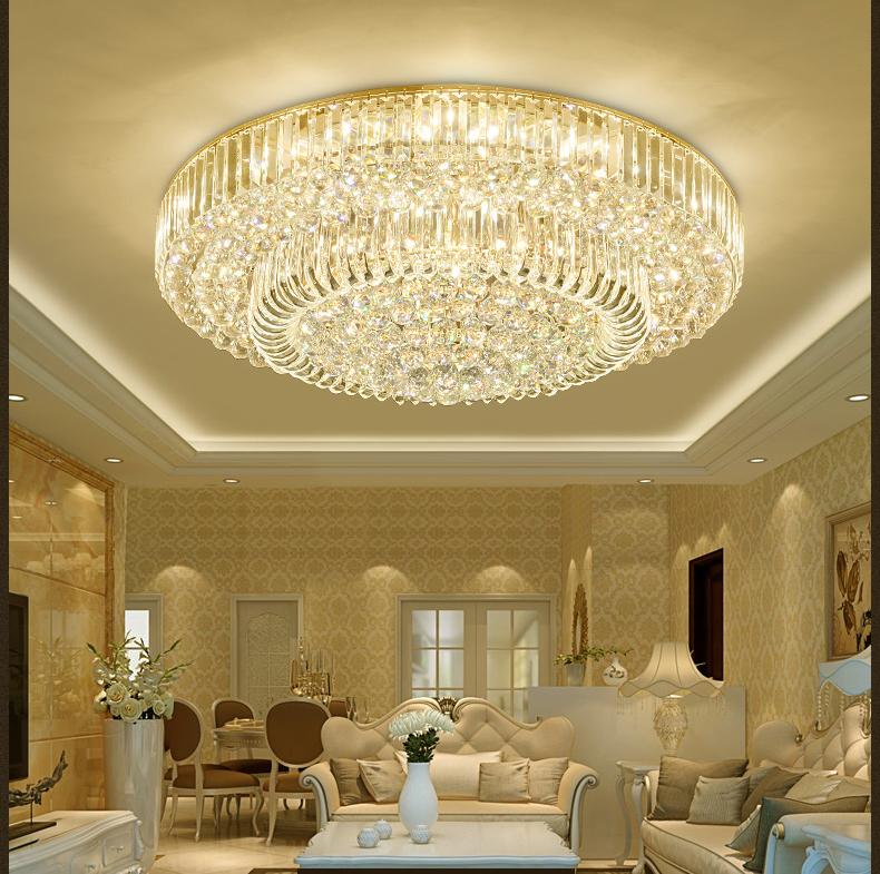 LED Modern Crystal Ceiling Lights Fixture D75cmxH30cm