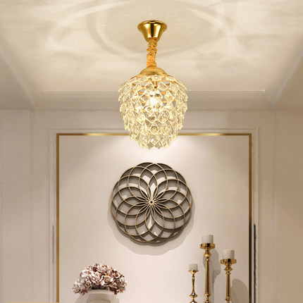 LED Modern Crystal Chandeliers for American Homes - Indoor Lighting Fixtures Perfect for Dining, Bedroom, and Living Room Spaces
