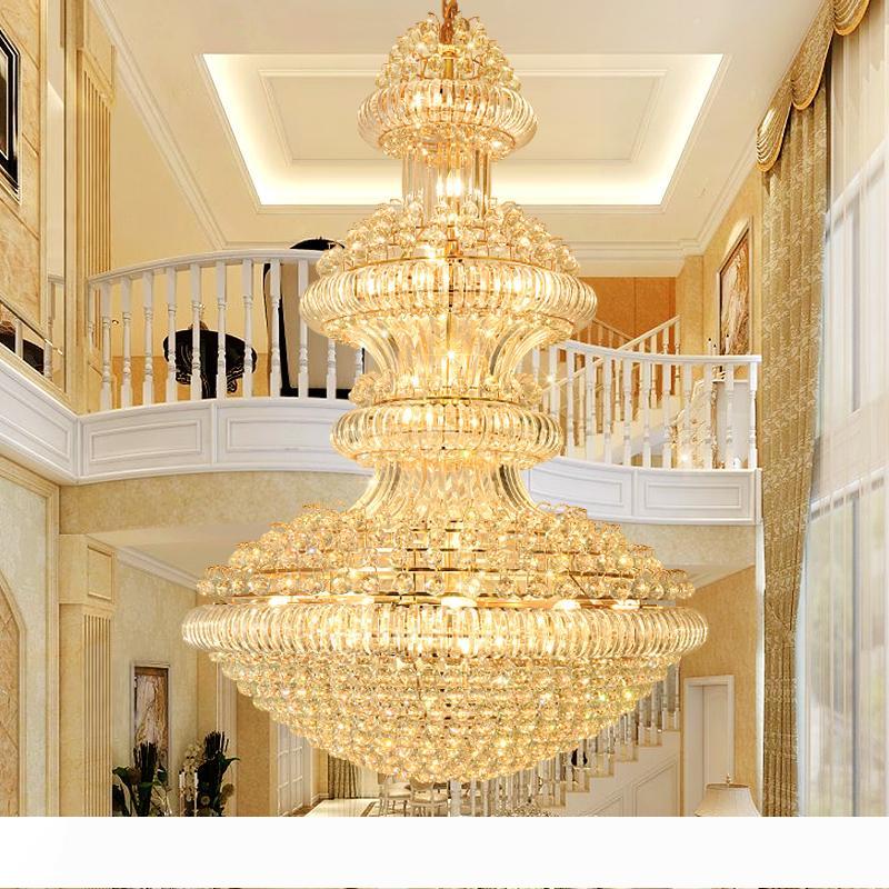 LED Modern Crystal Chandeliers Lights Fixture American Big Golden Chandelier Lamps Hotel Lobby Hall Stair Way Villa Home Indoor Lighting

Elegant American-style crystal LED chandeliers for hotels, villas, and homes with golden lighting fixtures suitable for lobbies, halls, and stairways