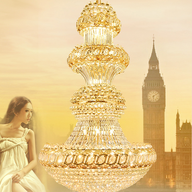 LED Modern European Crystal Chandeliers Lights Fixture American Chandelier Big Long Hotel Lobby Home Indoor Lighting Dia80cm/100cm/120cm

Contemporary European and American crystal LED chandeliers for hotel lobbies and homes, available in 80cm, 100cm, and 120cm diameters