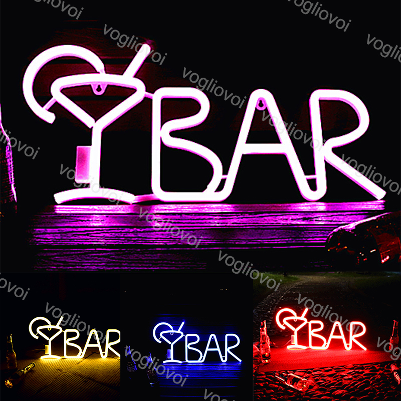 LED Neon Sign String Light 8 Model Letter Shape Bar Wall Hanging 3D Holiday Lighting With Controller For Family Party Bedroom Decoration EUB