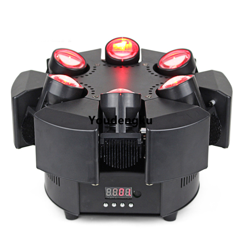 led six eyes beam moving head night club bar light 6x10W RGBW 4in1 led beam moving head Spider Light